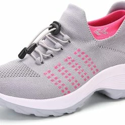 Nuheel® Woman Womens Slip On Walking Shoes Arch Support Sock Sneakers Comfy Nursing Shoes 93 Nuheel® Woman Womens Slip On Walking Shoes Arch Support Sock Sneakers Comfy Nursing Shoes