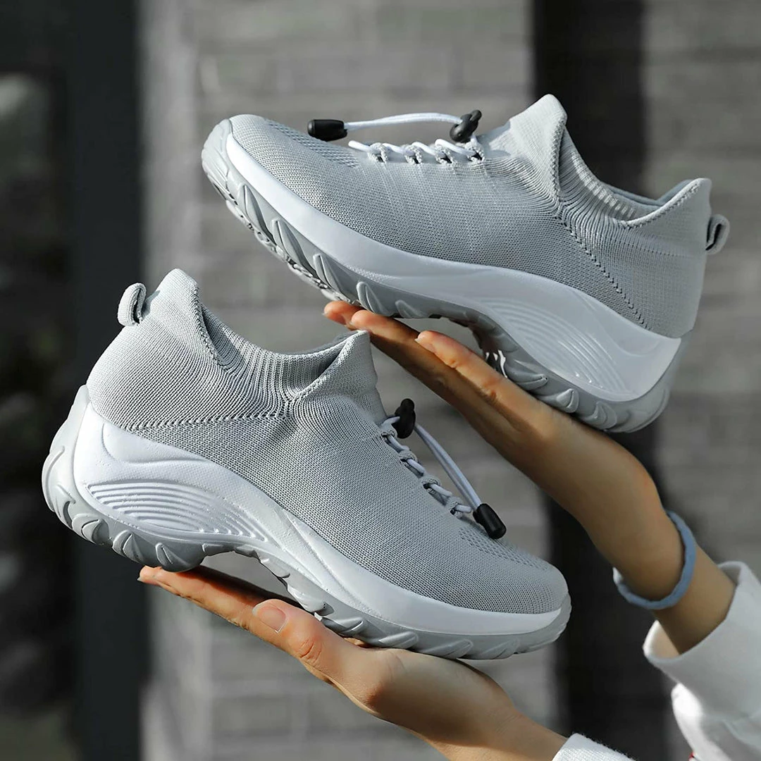 Nuheel® Woman Womens Slip On Walking Shoes Arch Support Sock Sneakers Comfy Nursing Shoes 54 Nuheel® Woman Womens Slip On Walking Shoes Arch Support Sock Sneakers Comfy Nursing Shoes