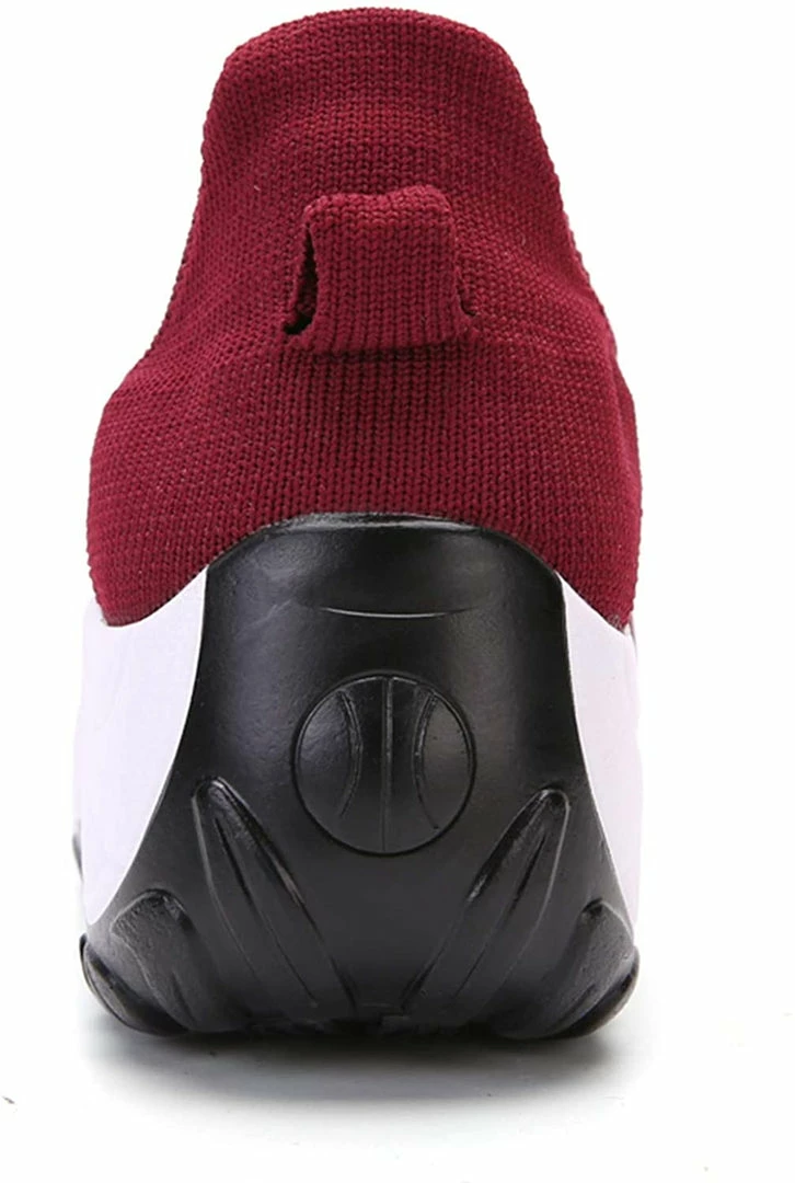 Nuheel® Woman Womens Slip On Walking Shoes Arch Support Sock Sneakers Comfy Nursing Shoes 6 Nuheel® Woman Womens Slip On Walking Shoes Arch Support Sock Sneakers Comfy Nursing Shoes