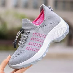 Nuheel® Woman Womens Slip On Walking Shoes Arch Support Sock Sneakers Comfy Nursing Shoes 99 Nuheel® Woman Womens Slip On Walking Shoes Arch Support Sock Sneakers Comfy Nursing Shoes