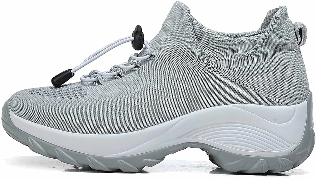 Nuheel® Woman Womens Slip On Walking Shoes Arch Support Sock Sneakers Comfy Nursing Shoes 56 Nuheel® Woman Womens Slip On Walking Shoes Arch Support Sock Sneakers Comfy Nursing Shoes