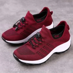 Nuheel® Woman Womens Slip On Walking Shoes Arch Support Sock Sneakers Comfy Nursing Shoes 62 Nuheel® Woman Womens Slip On Walking Shoes Arch Support Sock Sneakers Comfy Nursing Shoes