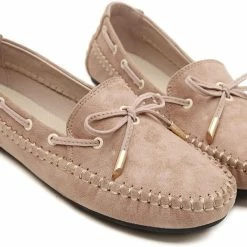Nuheel® NUHEEL Flats Loafers Shoes For Women Classic Handsewn Suede Leather Anti-Slip