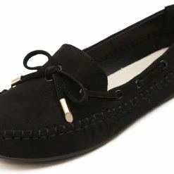 Nuheel® NUHEEL Flats Loafers Shoes For Women Classic Handsewn Suede Leather Anti-Slip