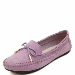 Nuheel® NUHEEL Flats Loafers Shoes For Women Classic Handsewn Suede Leather Anti-Slip