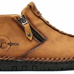 Nuheel® Mens Retro Hand Stitched Lace Up Casual Shoes Flat Loafers Flats Oxford Shoes Man