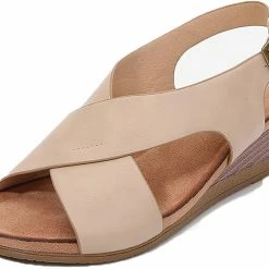 Nuheel® Vintage Wedges Bohemia Sandals For Women Cross Strap Platform Sandals