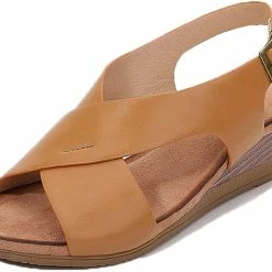 Nuheel® Vintage Wedges Bohemia Sandals For Women Cross Strap Platform Sandals