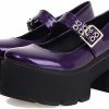 Nuheel® Gothic Platform Lolita Shoes Women's Chunky High Heel Platform Ankle Strap Pumps Woman