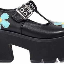 Nuheel® Gothic Platform Lolita Shoes Women's Chunky High Heel Platform Ankle Strap Pumps Woman 68 Nuheel® Gothic Platform Lolita Shoes Women's Chunky High Heel Platform Ankle Strap Pumps Woman