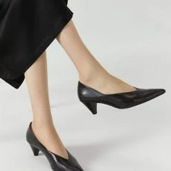 Nuheel® Nuheel Simple Sheepskin Mary Jane Designers Shoes Blue Heels Pump 11