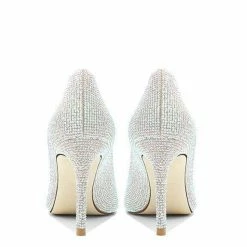 Nuheel® Nuheel Pointed Rhinestone Banquet Bridesmaid Shoes Wedding Shoes