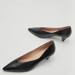 Nuheel® Nuheel Simple Sheepskin Mary Jane Designers Shoes Blue Heels Pump 11