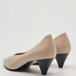 Nuheel® Nuheel Simple Sheepskin Mary Jane Designers Shoes Blue Heels Pump 11