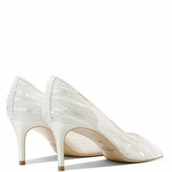 Nuheel® Nuheel Streamer Bridal Shoes Mesh Wedding Shoes For Bride White Heels 12 9 Nuheel® Nuheel Streamer Bridal Shoes Mesh Wedding Shoes For Bride White Heels 12