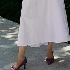 Nuheel® Nuheel Satin Metal Diamond Buckle Vintage Stilettos Heels Black, Purple 11 18 Nuheel® Nuheel Satin Metal Diamond Buckle Vintage Stilettos Heels Black, Purple 11