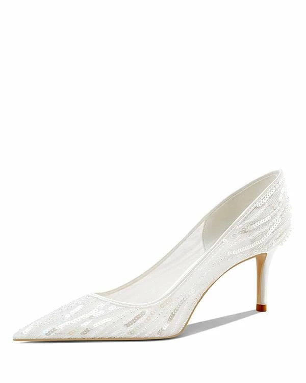 Nuheel® Nuheel Streamer Bridal Shoes Mesh Wedding Shoes For Bride White Heels 12 3 Nuheel® Nuheel Streamer Bridal Shoes Mesh Wedding Shoes For Bride White Heels 12
