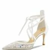 Nuheel® Nuheel Lace Bridal Shoes Rhinestone Wedding Shoes For Bride Strappy Heels 12 2 Nuheel® Nuheel Lace Bridal Shoes Rhinestone Wedding Shoes For Bride Strappy Heels 12