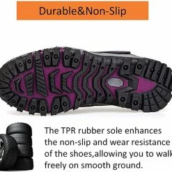 Nuheel® Womens Hiking Shoes Warm Fur Lined Snow Boots Sneakers Trainers Woman