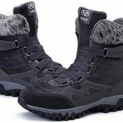 Nuheel® Hiking Trekking Boots For Women Lace Up Lightweight Trekking Walking Sneakers