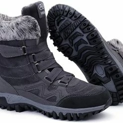 Nuheel® Hiking Trekking Boots For Women Lace Up Lightweight Trekking Walking Sneakers