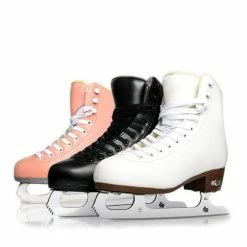 Nuheel® Nuheel Leather Children'S Men'S Skate Shoes Women'S Ice Skates Beginner Figure Skates Stainless Steel Blade Size: Children 11C- Man 10 Woman