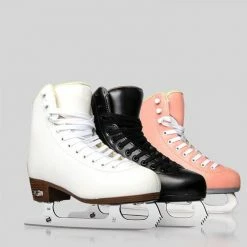 Nuheel® Nuheel Leather Children'S Men'S Skate Shoes Women'S Ice Skates Beginner Figure Skates Stainless Steel Blade Size: Children 11C- Man 10 Woman