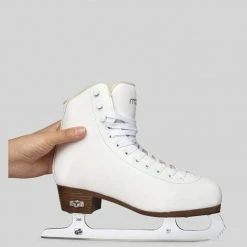 Nuheel® Nuheel Leather Children'S Men'S Skate Shoes Women'S Ice Skates Beginner Figure Skates Stainless Steel Blade Size: Children 11C- Man 10 Woman