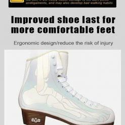 Nuheel® Nuheel Leather Children'S Men'S Skate Shoes Women'S Ice Skates Beginner Figure Skates Stainless Steel Blade Size: Children 11C- Man 10 Woman