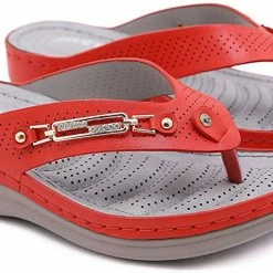 Nuheel® Woman Wedge Sandals For Women Clip Toe Platform Flip Flops Summer Boho Beach Sandals 33 Nuheel® Woman Wedge Sandals For Women Clip Toe Platform Flip Flops Summer Boho Beach Sandals