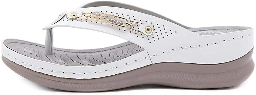 Nuheel® Woman Wedge Sandals For Women Clip Toe Platform Flip Flops Summer Boho Beach Sandals 11 Nuheel® Woman Wedge Sandals For Women Clip Toe Platform Flip Flops Summer Boho Beach Sandals