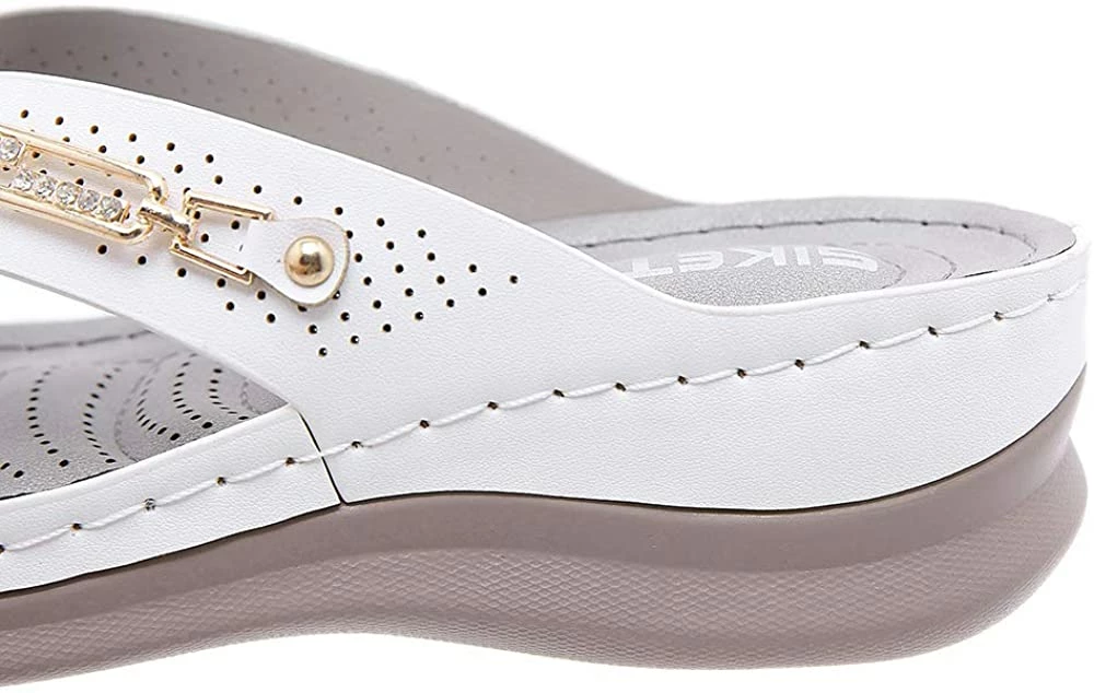 Nuheel® Woman Wedge Sandals For Women Clip Toe Platform Flip Flops Summer Boho Beach Sandals 13 Nuheel® Woman Wedge Sandals For Women Clip Toe Platform Flip Flops Summer Boho Beach Sandals