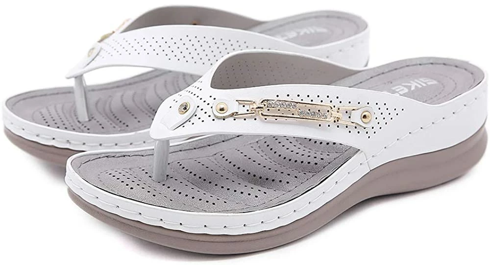 Nuheel® Woman Wedge Sandals For Women Clip Toe Platform Flip Flops Summer Boho Beach Sandals 14 Nuheel® Woman Wedge Sandals For Women Clip Toe Platform Flip Flops Summer Boho Beach Sandals