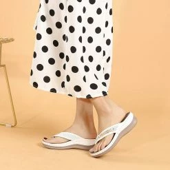 Nuheel® Woman Wedge Sandals For Women Clip Toe Platform Flip Flops Summer Boho Beach Sandals 43 Nuheel® Woman Wedge Sandals For Women Clip Toe Platform Flip Flops Summer Boho Beach Sandals