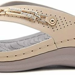 Nuheel® Woman Wedge Sandals For Women Clip Toe Platform Flip Flops Summer Boho Beach Sandals 45 Nuheel® Woman Wedge Sandals For Women Clip Toe Platform Flip Flops Summer Boho Beach Sandals