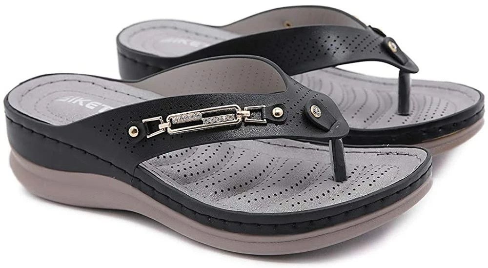 Nuheel® Woman Wedge Sandals For Women Clip Toe Platform Flip Flops Summer Boho Beach Sandals 28 Nuheel® Woman Wedge Sandals For Women Clip Toe Platform Flip Flops Summer Boho Beach Sandals