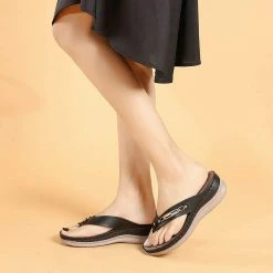 Nuheel® Woman Wedge Sandals For Women Clip Toe Platform Flip Flops Summer Boho Beach Sandals 57 Nuheel® Woman Wedge Sandals For Women Clip Toe Platform Flip Flops Summer Boho Beach Sandals