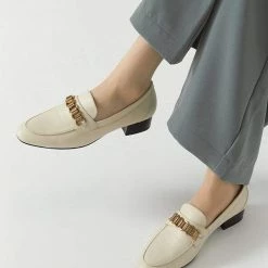 Nuheel® Nuheel Leather Penny Loafers For Women Flats Chain Designers Shoes 11 25 Nuheel® Nuheel Leather Penny Loafers For Women Flats Chain Designers Shoes 11