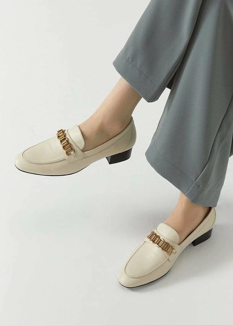 Nuheel® Nuheel Leather Penny Loafers For Women Flats Chain Designers Shoes 11 10 Nuheel® Nuheel Leather Penny Loafers For Women Flats Chain Designers Shoes 11