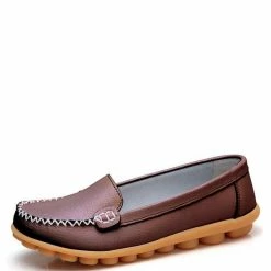 Nuheel® Single Shoes Nuheel Leather Nursing Shoes Plus Size Loafers For Women Casual Shoes 11.5