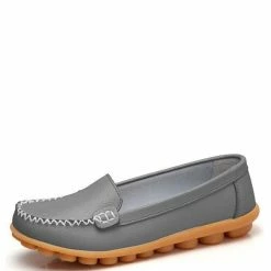 Nuheel® Single Shoes Nuheel Leather Nursing Shoes Plus Size Loafers For Women Casual Shoes 11.5