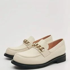 Nuheel® Nuheel Leather Round Head Loafers For Women Designer Shoes 11 21 Nuheel® Nuheel Leather Round Head Loafers For Women Designer Shoes 11