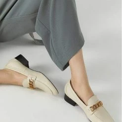 Nuheel® Nuheel Leather Penny Loafers For Women Flats Chain Designers Shoes 11 24 Nuheel® Nuheel Leather Penny Loafers For Women Flats Chain Designers Shoes 11