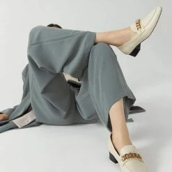 Nuheel® Nuheel Leather Penny Loafers For Women Flats Chain Designers Shoes 11 26 Nuheel® Nuheel Leather Penny Loafers For Women Flats Chain Designers Shoes 11