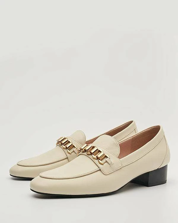 Nuheel® Nuheel Leather Penny Loafers For Women Flats Chain Designers Shoes 11 16 Nuheel® Nuheel Leather Penny Loafers For Women Flats Chain Designers Shoes 11