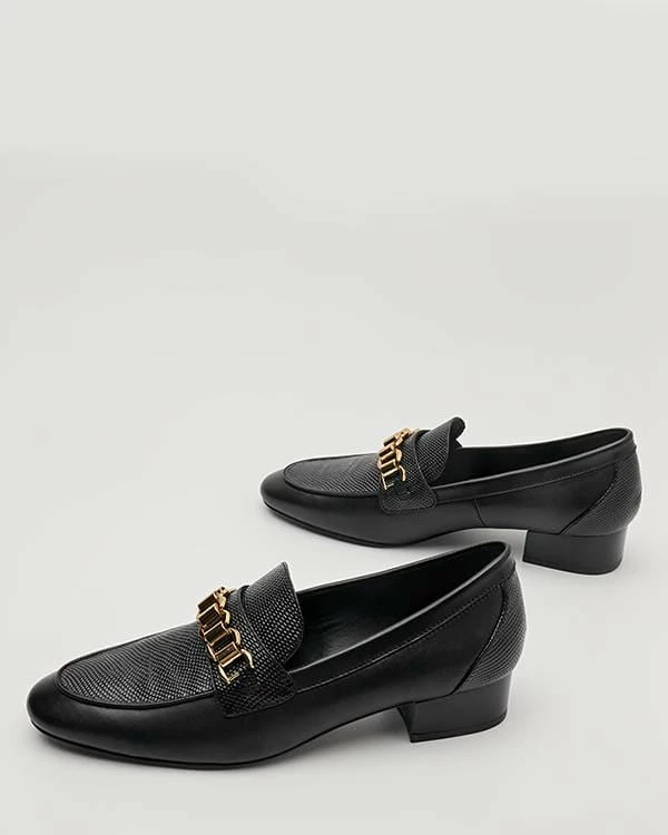 Nuheel® Nuheel Leather Penny Loafers For Women Flats Chain Designers Shoes 11 15 Nuheel® Nuheel Leather Penny Loafers For Women Flats Chain Designers Shoes 11