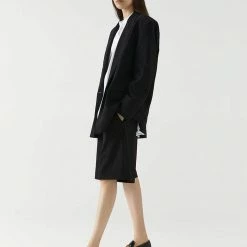 Nuheel® Nuheel Leather Platform Loafers For Women Designer Shoes Black 11