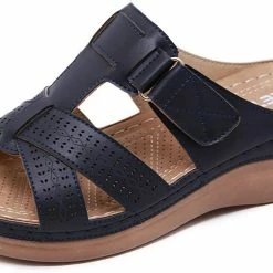 Nuheel® Woman Women's Slide Sandals Platform Wedge Shoes Slip On Casual Walking Sandals 51 Nuheel® Woman Women's Slide Sandals Platform Wedge Shoes Slip On Casual Walking Sandals