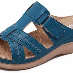 Nuheel® Woman Women's Slide Sandals Platform Wedge Shoes Slip On Casual Walking Sandals 44 Nuheel® Woman Women's Slide Sandals Platform Wedge Shoes Slip On Casual Walking Sandals