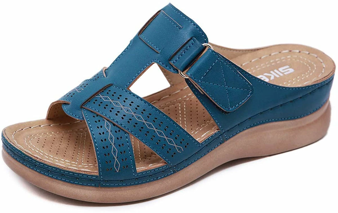 Nuheel® Woman Women's Slide Sandals Platform Wedge Shoes Slip On Casual Walking Sandals 17 Nuheel® Woman Women's Slide Sandals Platform Wedge Shoes Slip On Casual Walking Sandals